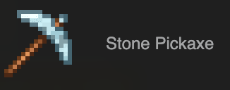 Stone pickaxe